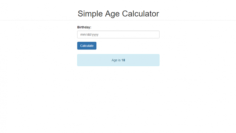 age calculator in php