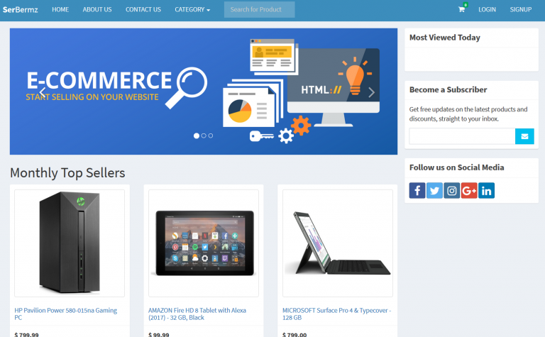 Complete E-Commerce System In PHP MySQL Free Source Code | Campcodes