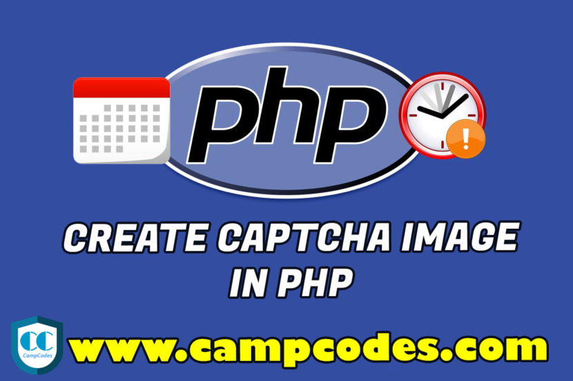 create captcha image in php