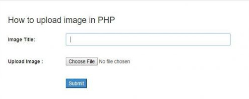 upload image in php