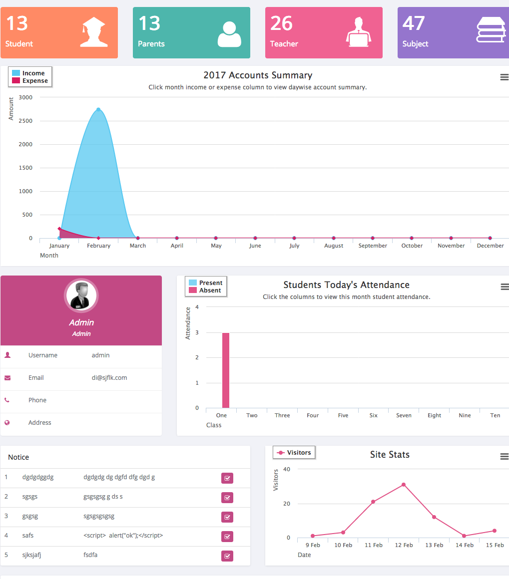 online examination system in php