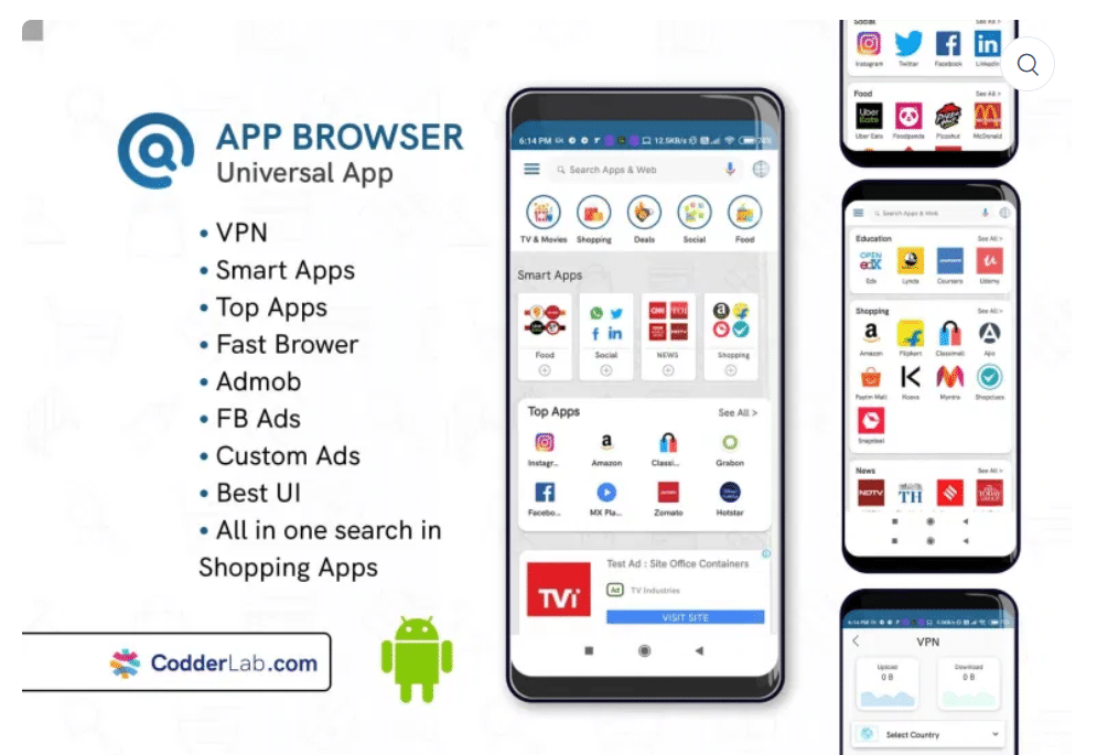 app browser android app