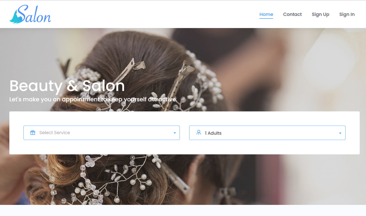online salon booking system